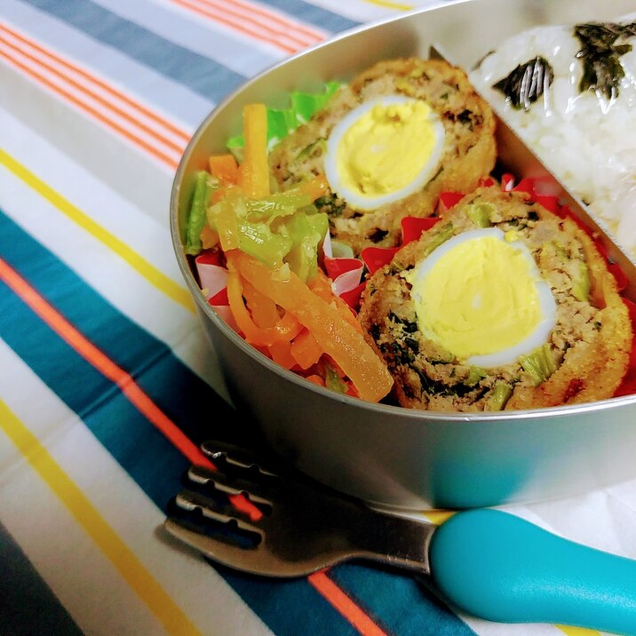 お弁当映え!まんまるスコッチエッグフライ